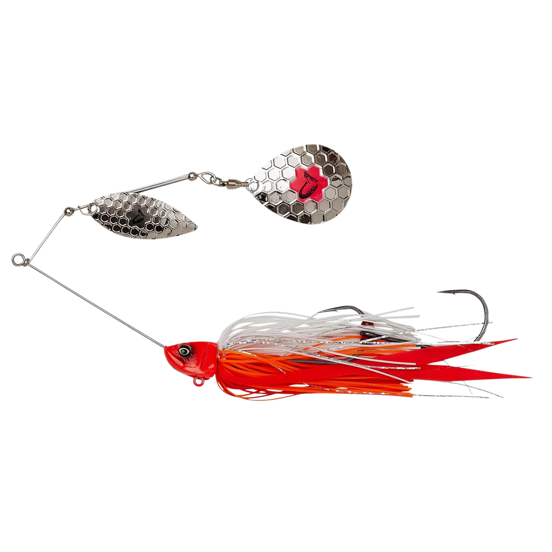 Savage Gear Da Bush Spinnerbait 32g | Red Head Silver