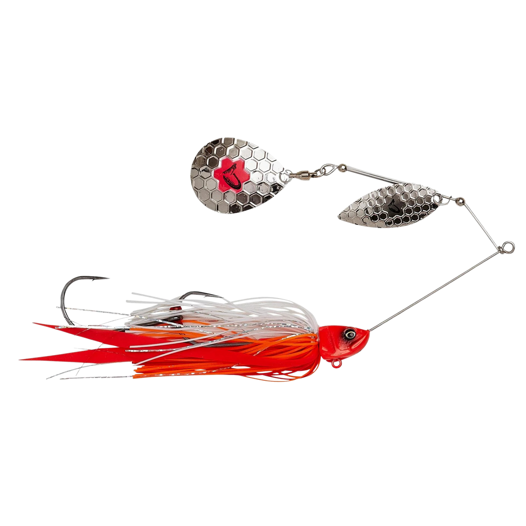 Savage Gear Da Bush Spinnerbait 32g | Red Head Silver