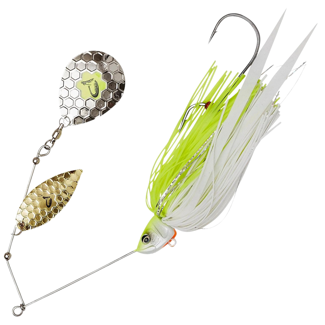 Savage Gear Da Bush Spinnerbait 32g | Yellow White Silver