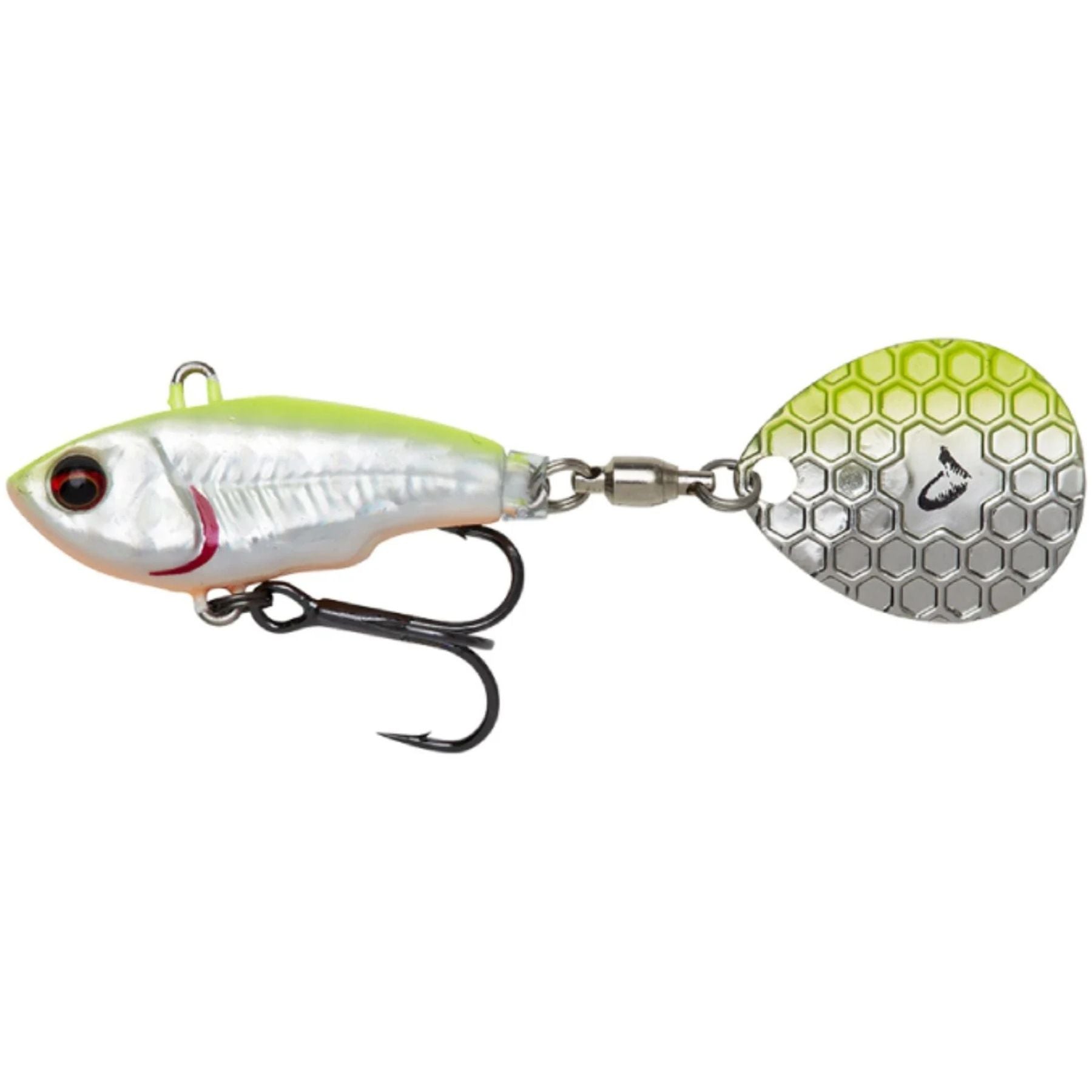 Savage Gear Fat Tail Spin NL (lyijytön) 5.5cm 6.5g | Lemon Back Flash