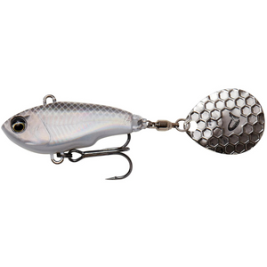 Savage Gear Fat Tail Spin 8cm 24g | White Silver