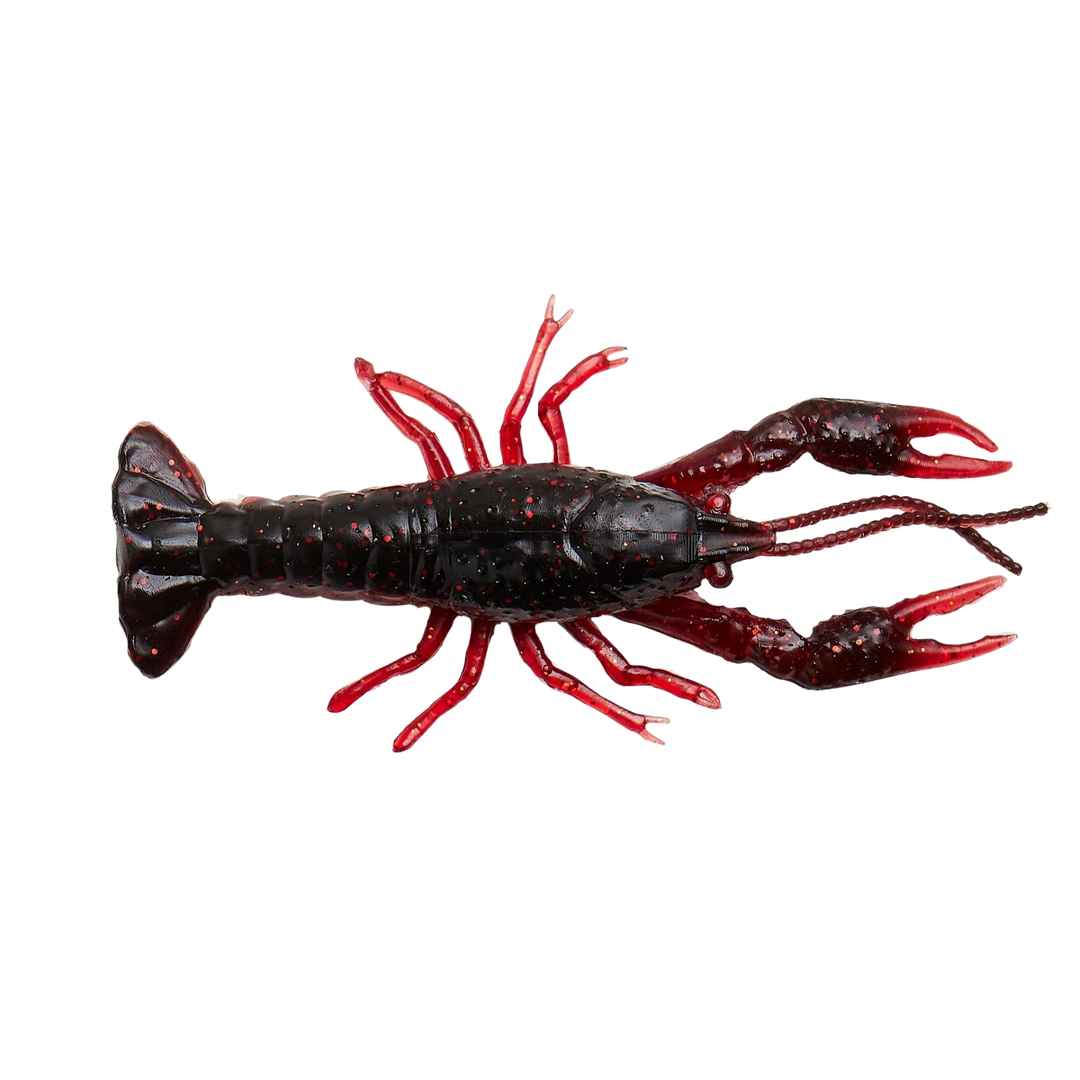 Savage Gear NED Craw Rapujigi 6,5cm 4kpl | Black & Red