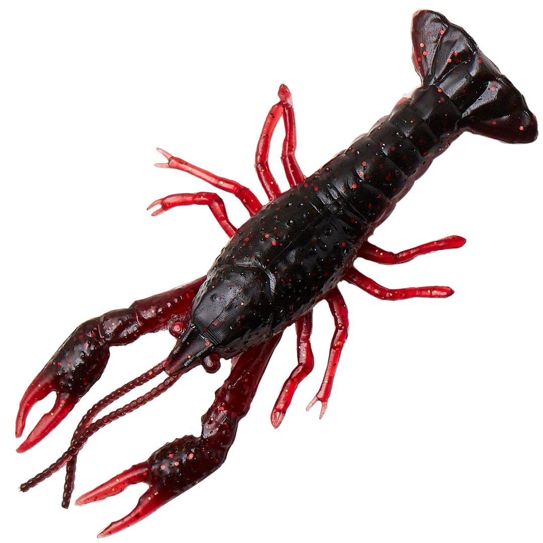 Savage Gear NED Craw Rapujigi 6,5cm 4kpl | Black & Red