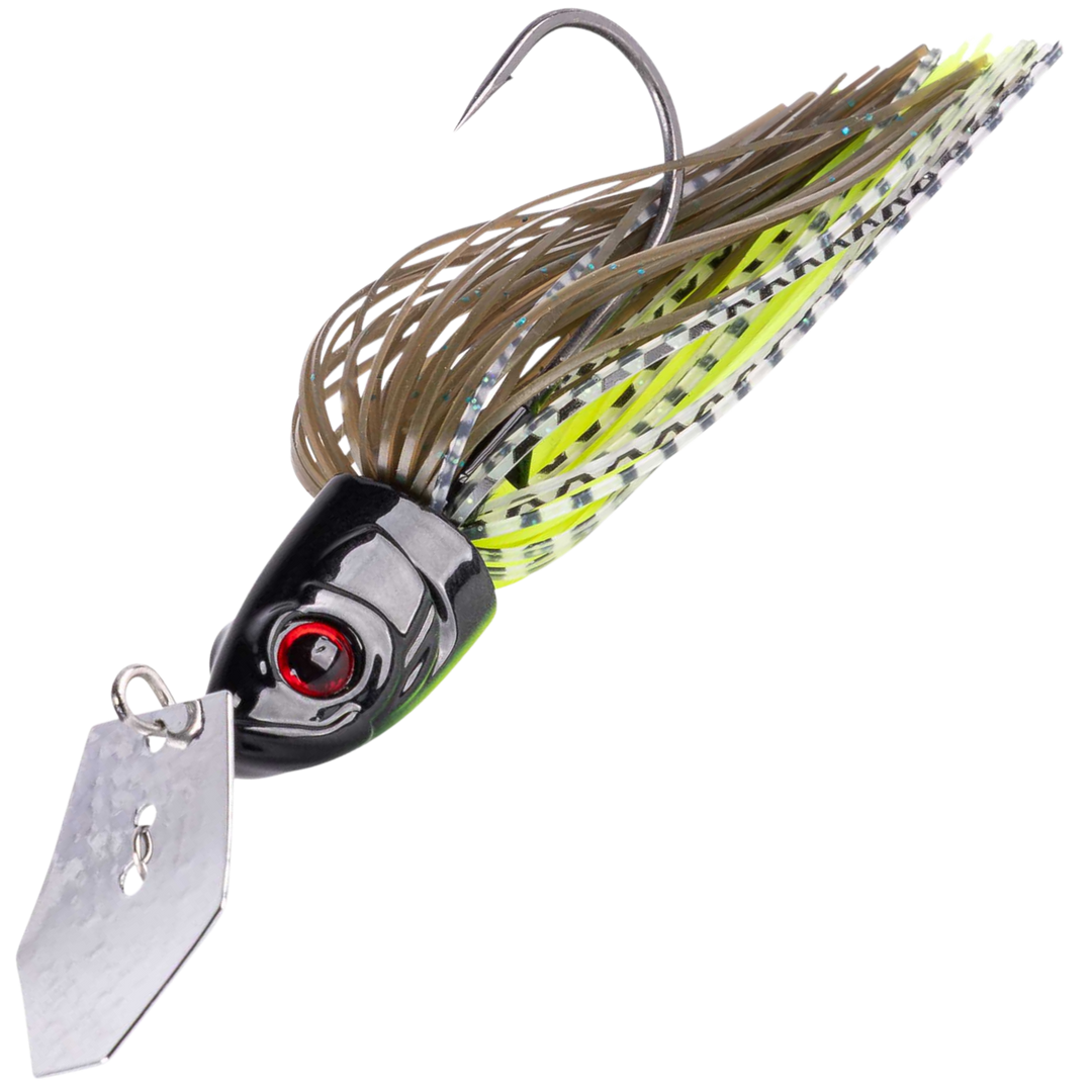 Shimano Yasei Chit Chat Chatter 13g | Brown Chartreuse