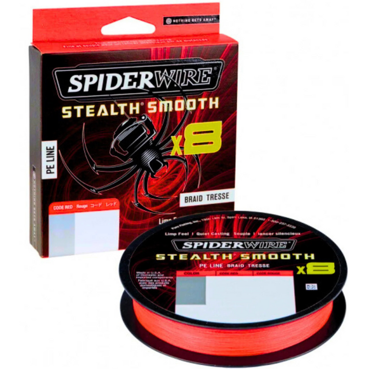 Spiderwire Stealth Smooth 8 Kuitusiima 150m | Punainen
