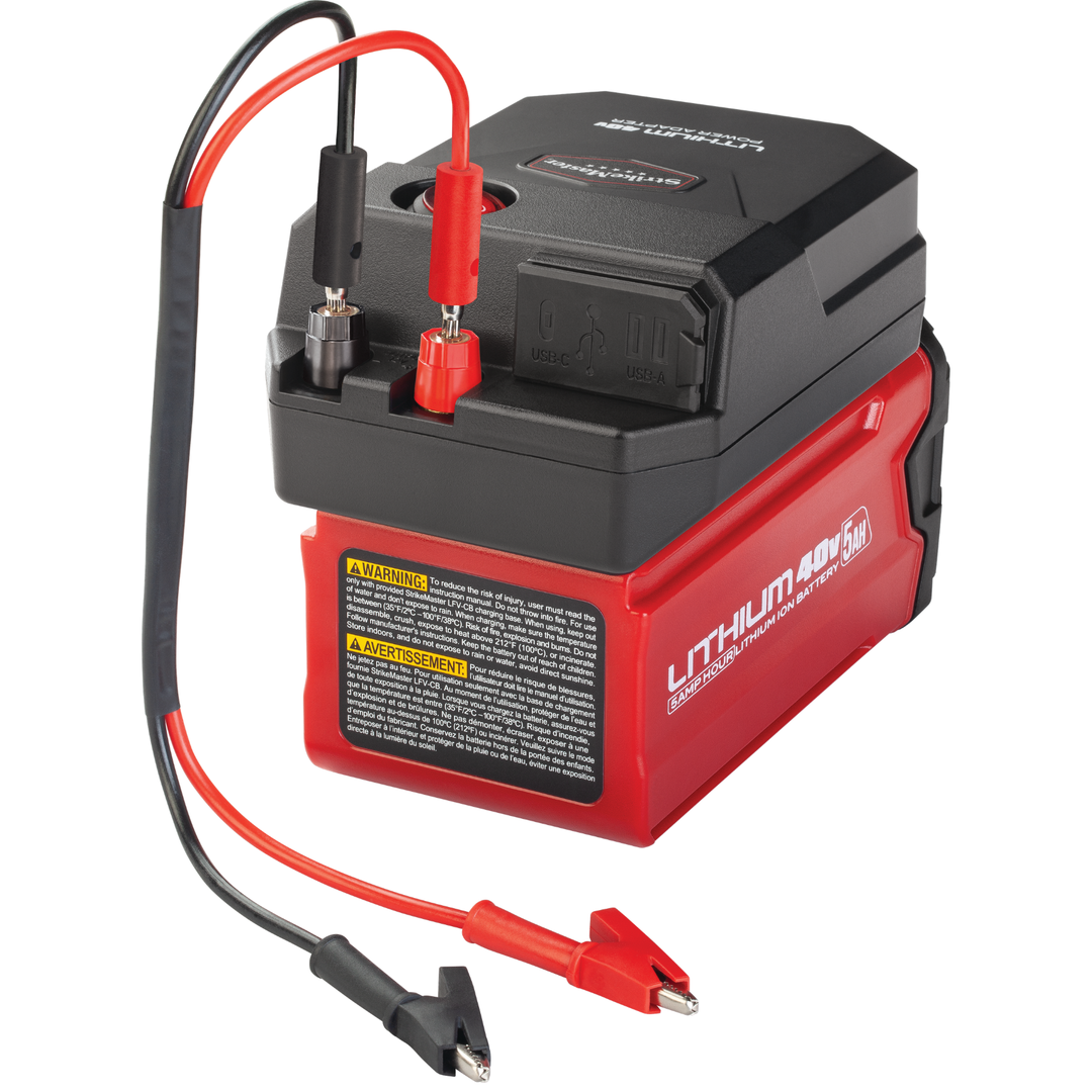 StrikeMaster Power Adapter Lithium 40V/12V jännitteenmuunnin
