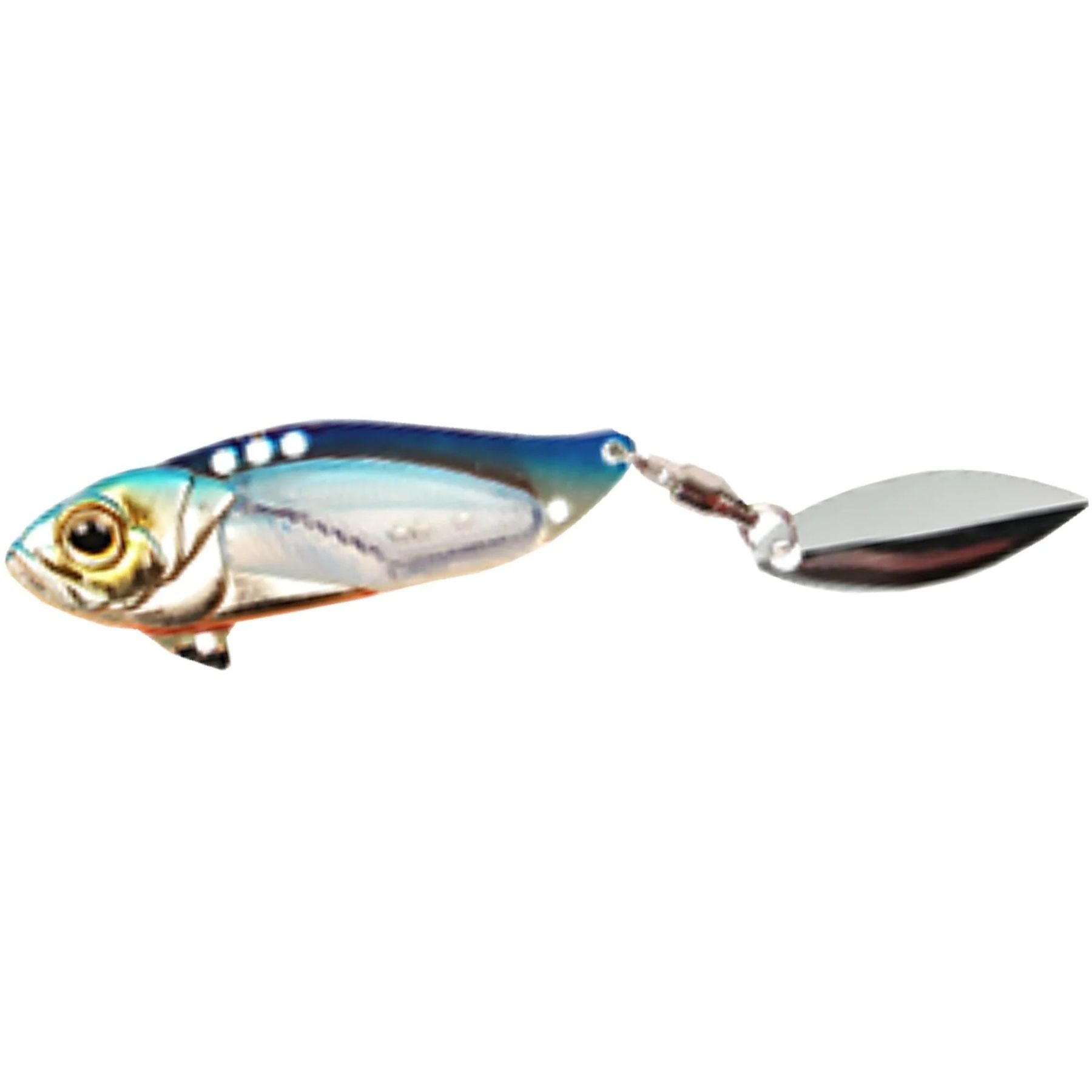 Strike Pro Astro Vibe Willow UV Blade 17.7g 5.5cm | Blue Silver OB