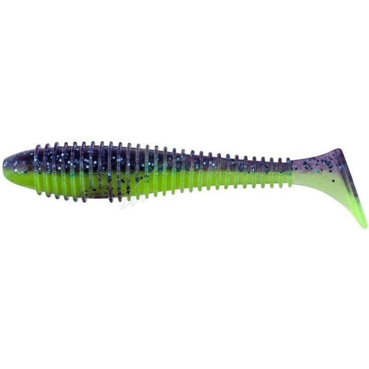 Keitech Swing Impact FAT Jigi 2.8&quot; 8kpl | Violet Lime Belly