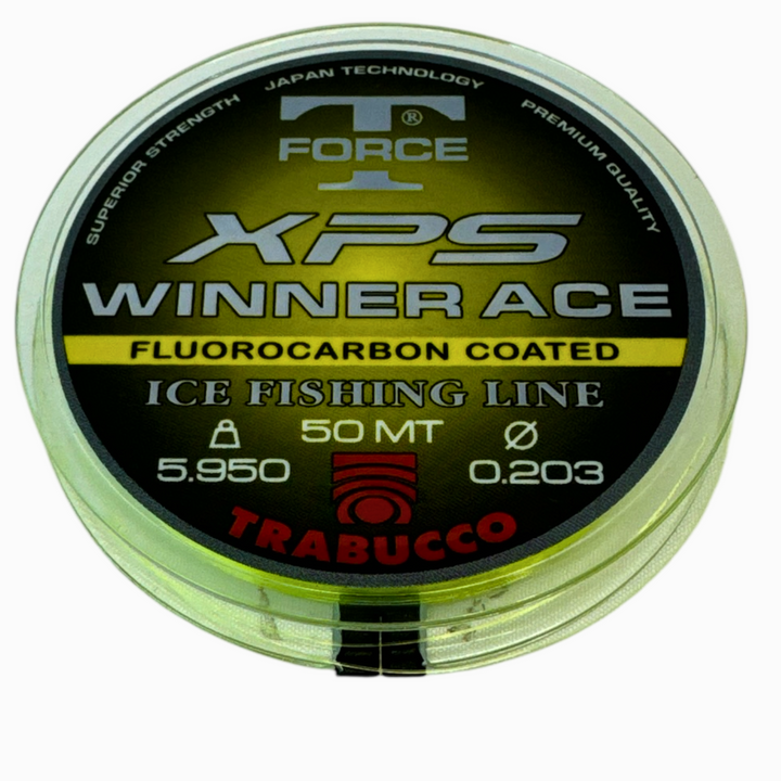 TRABUCCO TF XPS Winner Ace 50m Pilkkisiima | Fluorikeltainen