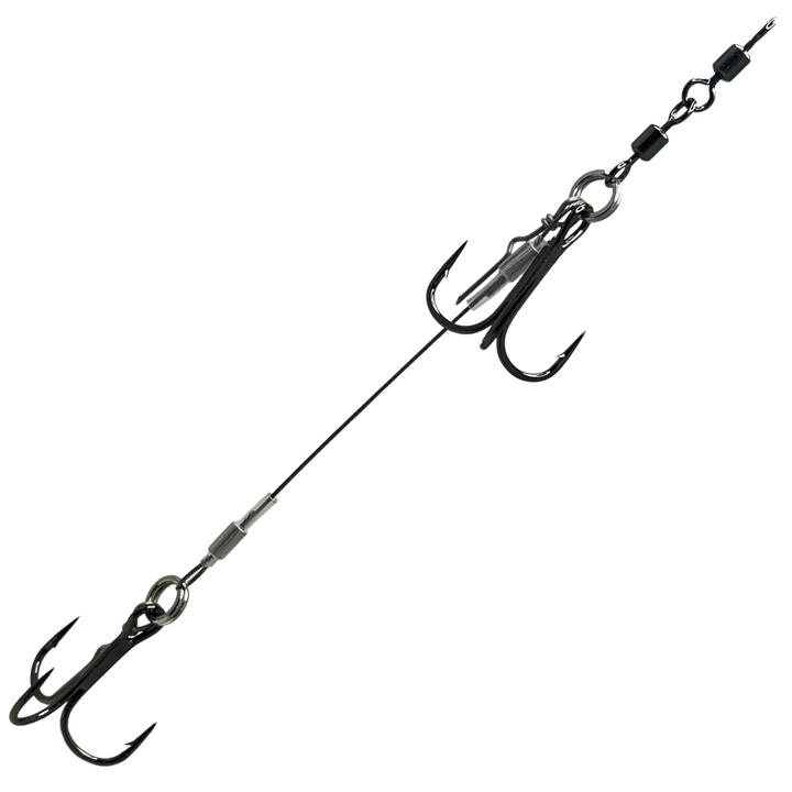 JK-Rig Tuplakoukku-Rigi 11cm | 3/0 60kg Heavy Duty