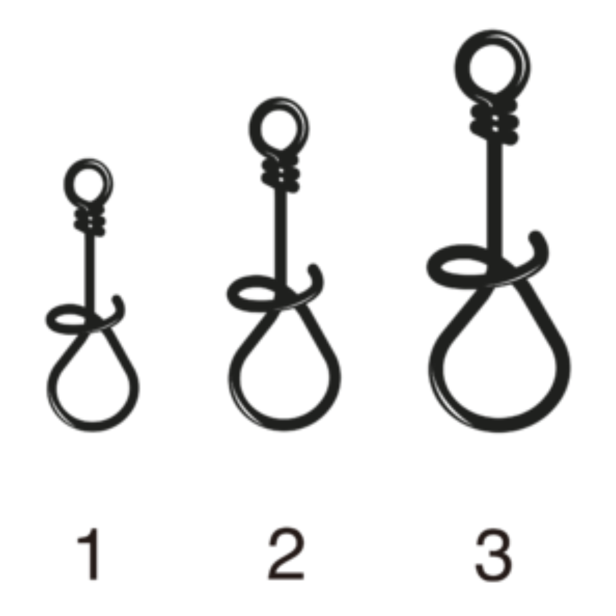 VMC 3546BN Curly Snap Viehelukko 10kpl