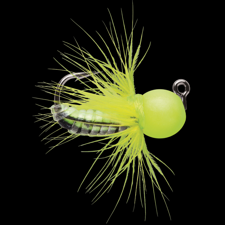 VMC Tungsten Fly Jig perho-morri 1,8g | Glow Chartreuse
