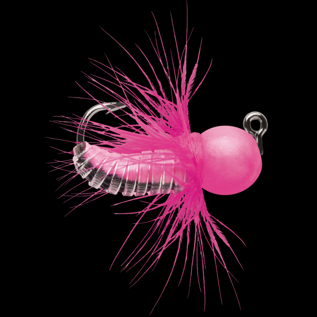 VMC Tungsten Fly Jig perho-morri 1,8g | Glow Pink