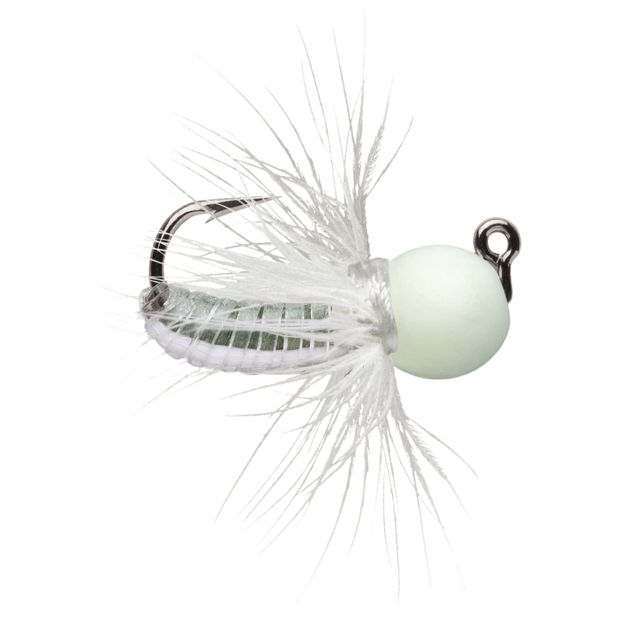 VMC Tungsten Fly Jig perho-morri 1,8g | Glow White