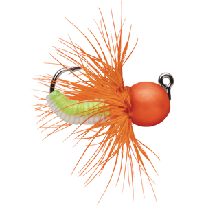VMC Tungsten Fly Jig perho-morri 1,8g | Orange Chartreuse Glow