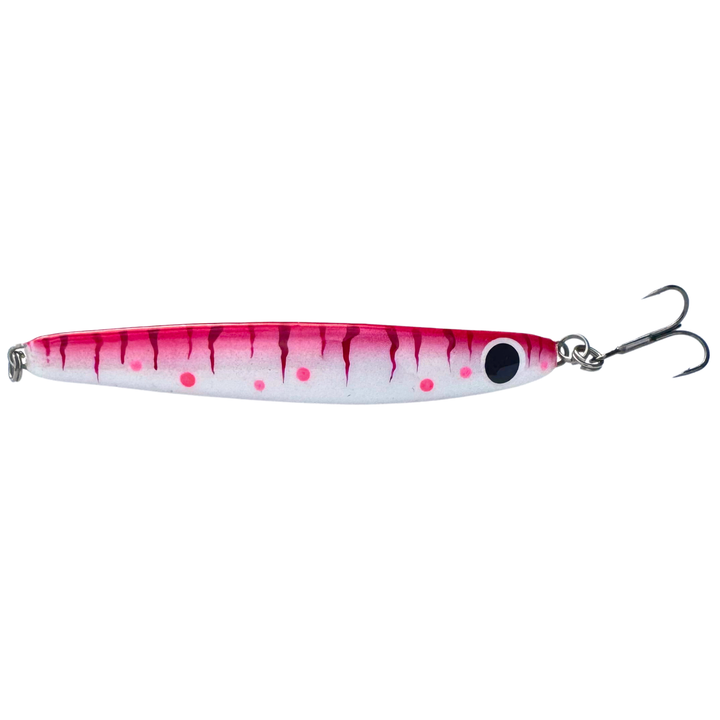 Vajokki LAIHIS Meritaimenviehe 17g 100mm | Pinkkitäplä 218