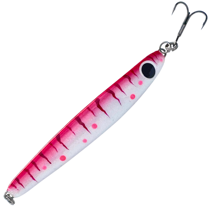 Vajokki LAIHIS Meritaimenviehe 17g 100mm | Pinkkitäplä 218
