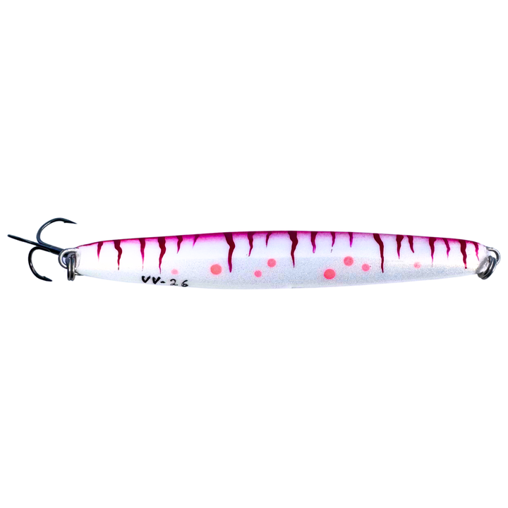 Vajokki LAIHIS Meritaimenviehe 17g 100mm | Pinkkitäplä 218