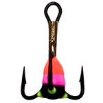 KPF Värikoukku #14 VMC 9617 2kpl | Oranssi-marjapuuro-musta/vihreä iskupiste