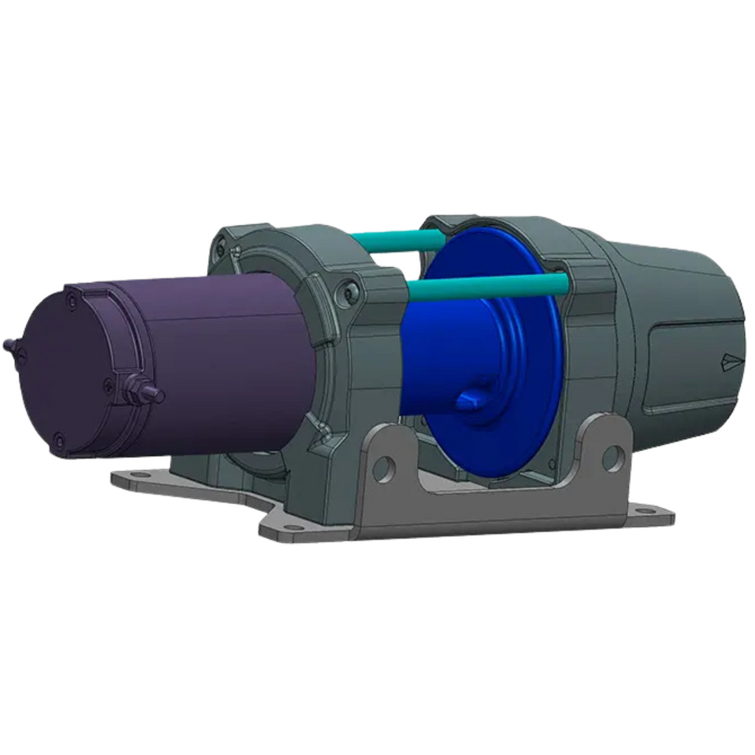 Warn Vinssin Asennuslevy VRX/AXON | Kapea