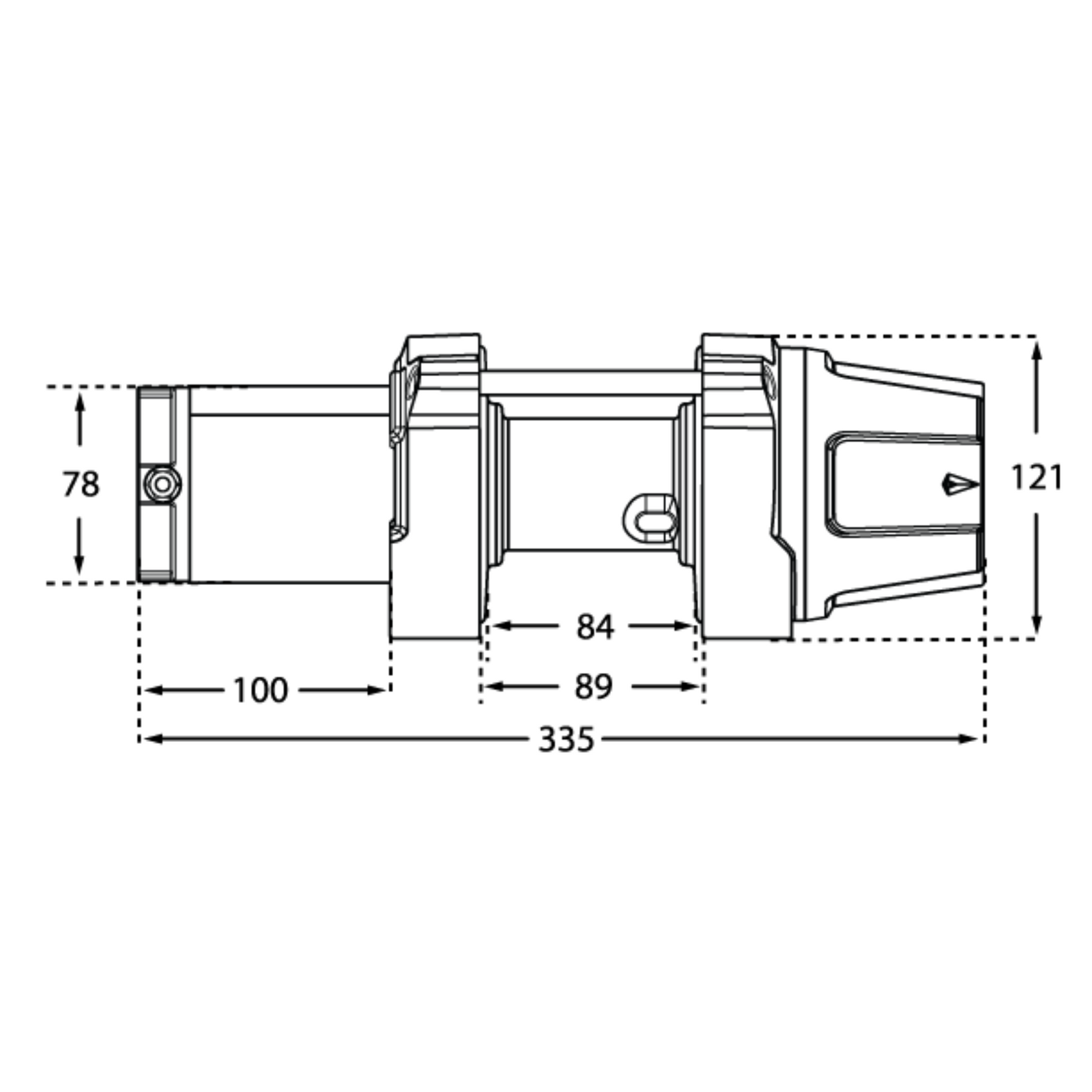 WARN VRX 35-S SÄHKÖVINSSI 12V 1588 KG – KÖYDELLÄ