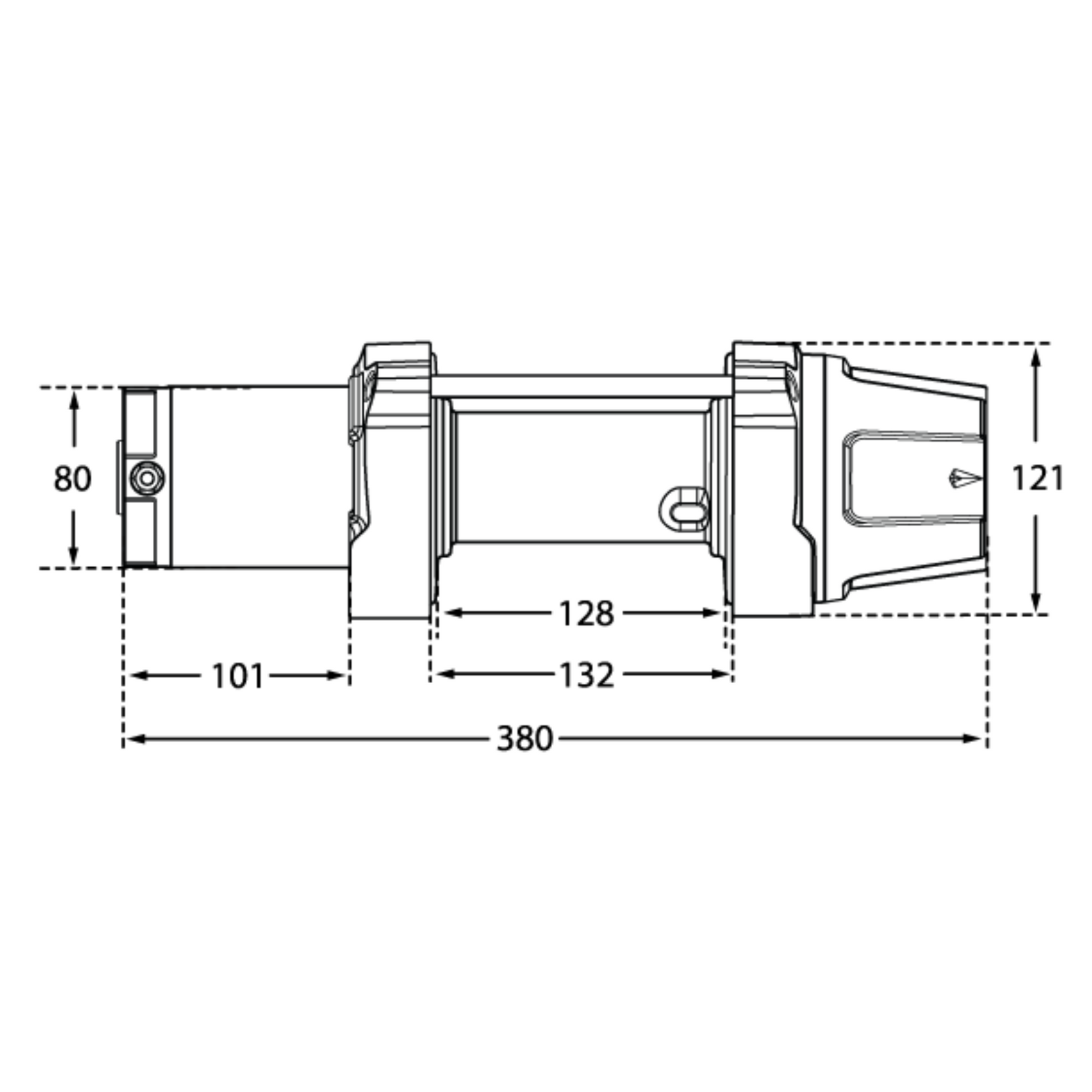 WARN VRX 45-S SÄHKÖVINSSI 12V 2041 KG – KÖYDELLÄ