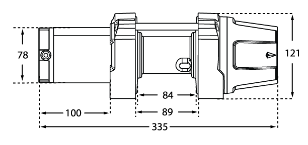 WARN VRX 25-S SÄHKÖVINSSI 12V 1134 KG – KÖYDELLÄ