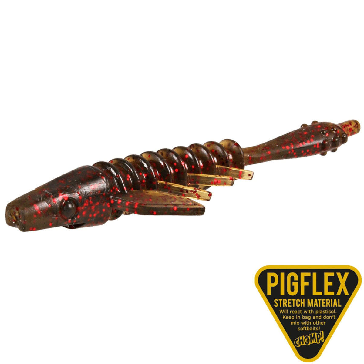 CWC Pigster Gecko 8.5cm Jigi 4kpl | Watermelon Red Flake