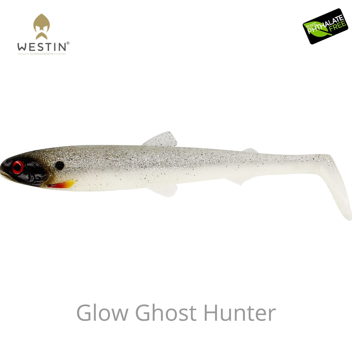 Westin Bulteez Shadtail Jigi 18cm 1kpl | Glow Ghost Hunter