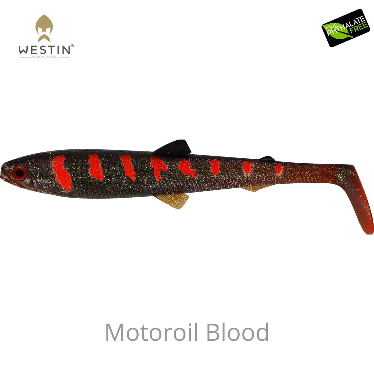 Westin Bulteez Shadtail Jigi 24cm 1kpl | Motoroil Blood