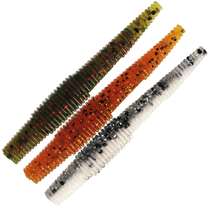 Westin Ned Worm Slim Kelluva Jigi 55mm 6kpl | Clear Water Mix