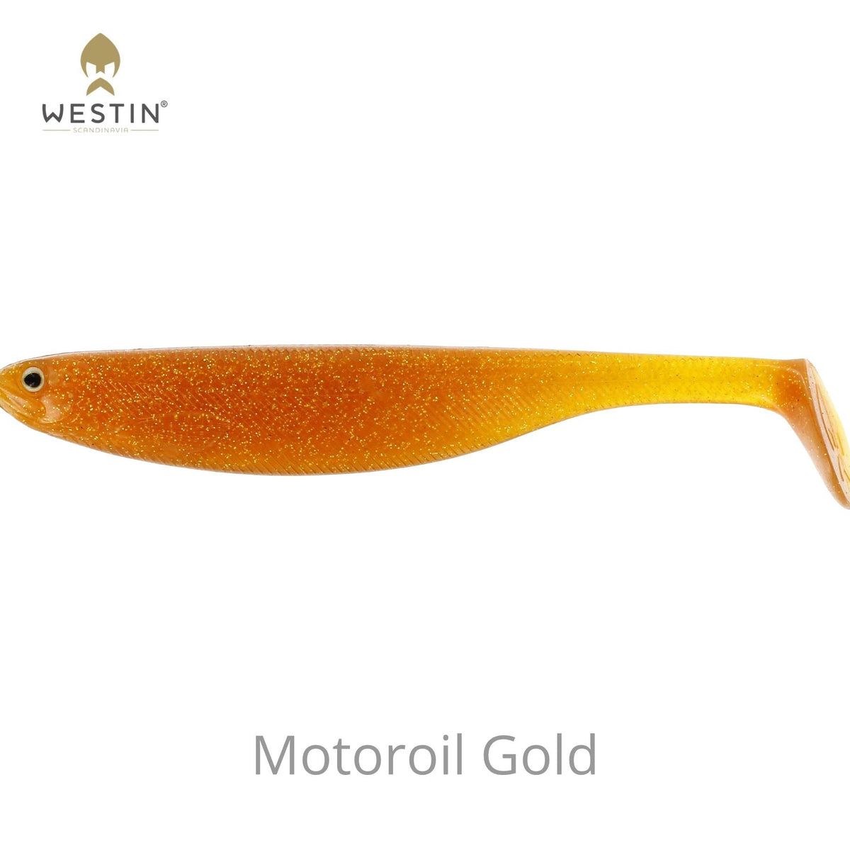 Westin Shad Teez Slim Jigi 7.5cm 3kpl | Motoroil Gold