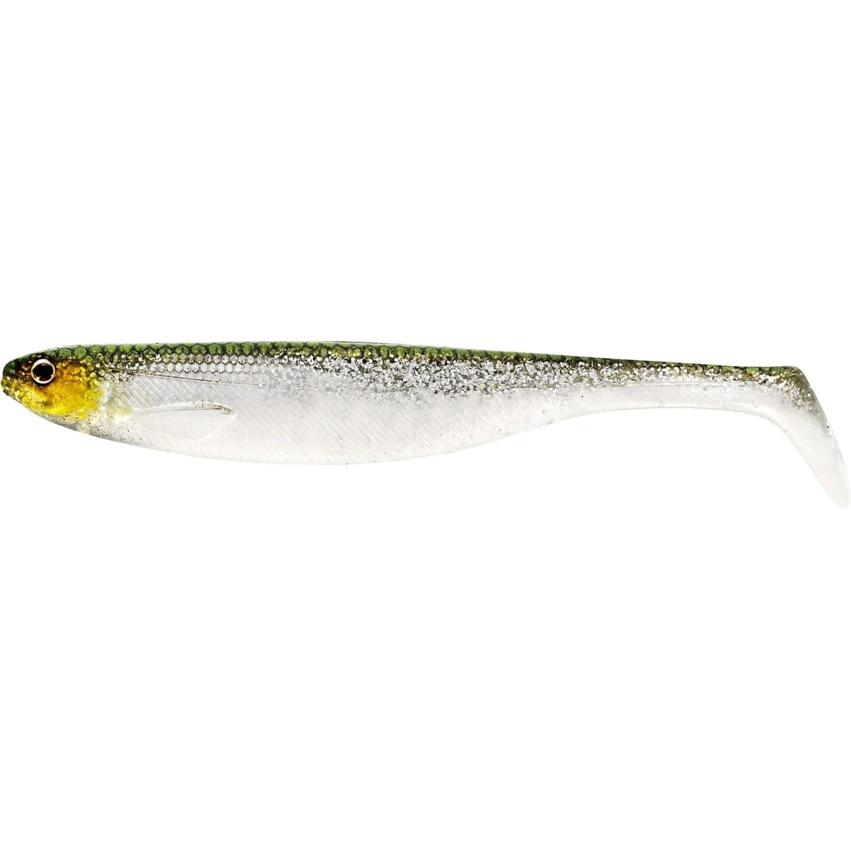 Westin Shad Teez Slim Jigi 10cm 3kpl | Green Headlight