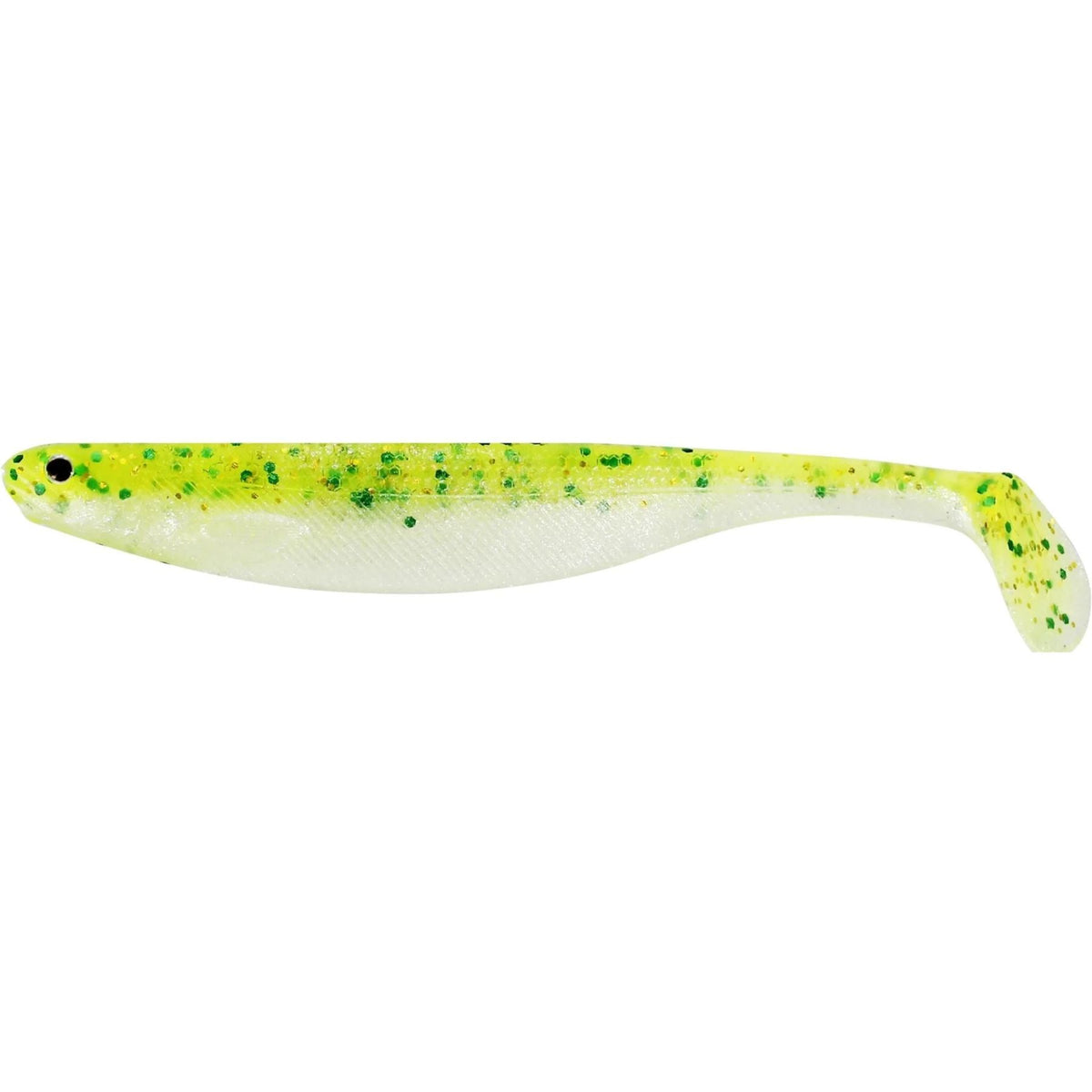 Westin Shad Teez Slim Jigi 7.5cm 3kpl | Sparkling Chartreuse