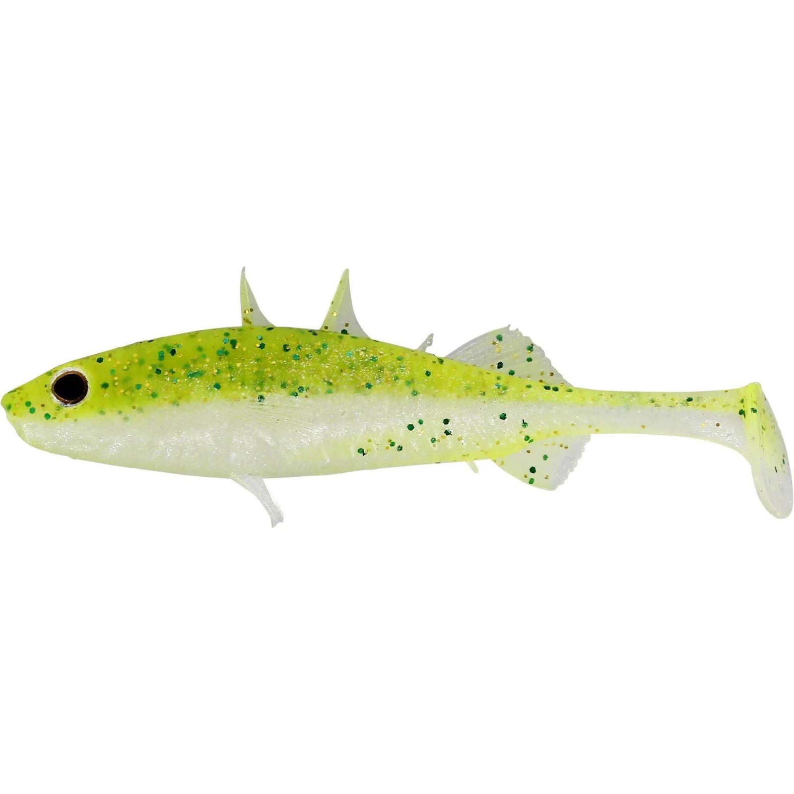 Westin Stickleback Shadtail Jigi 9cm 3kpl | Sparkling Chartreuse
