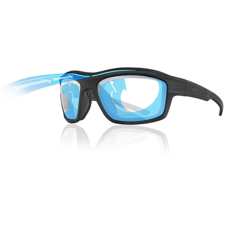 Wiley X Ozone polarisoidut aurinkolasit | Blue Mirror Grey