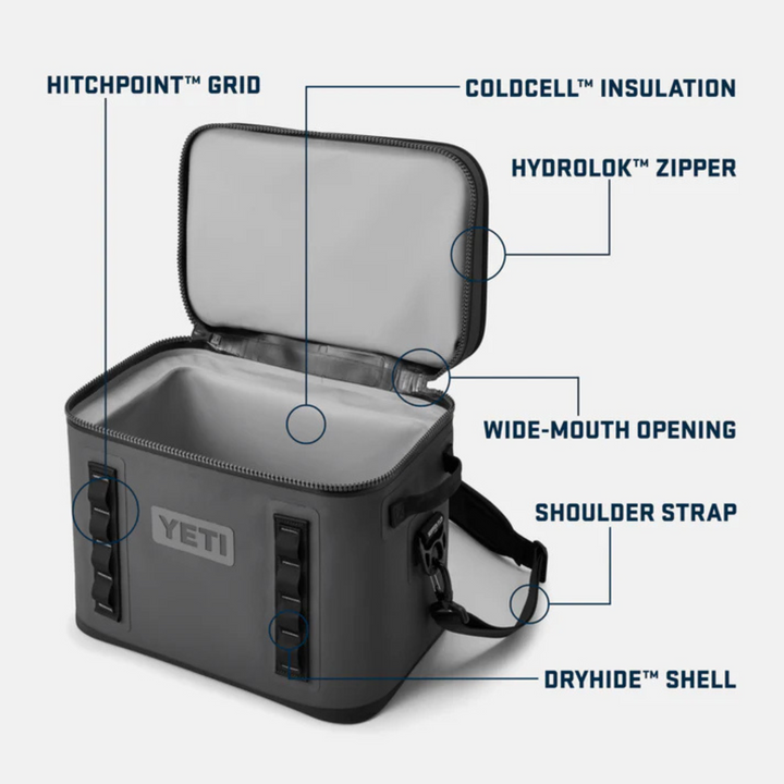 YETI Hopper Flip 18 Soft Cooler Kylmälaukku | Charcoal