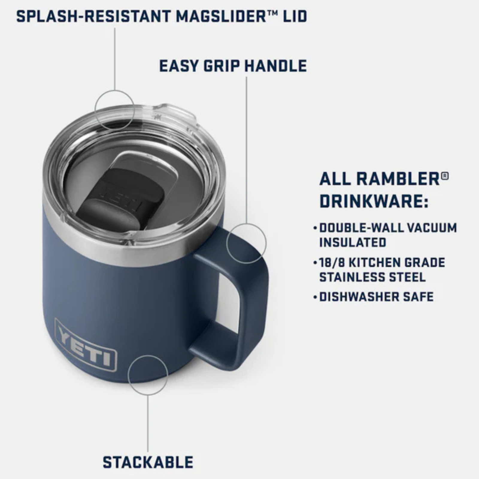 YETI Rambler 295ml Termosmuki | Stainless Steel