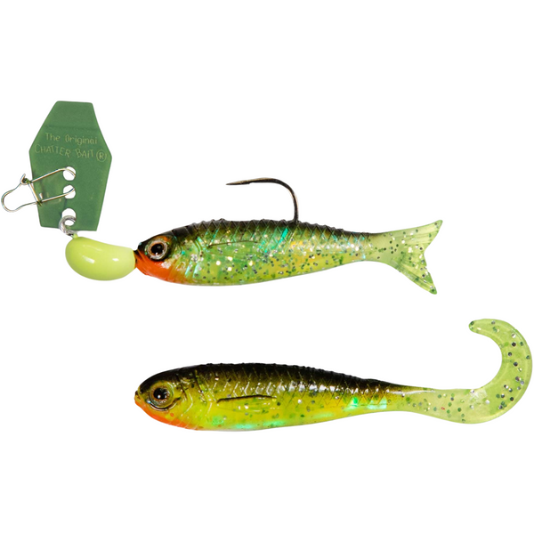 Z-MAN ChatterBait Flashback Mini 3.54g | Chartreuse / Firetiger