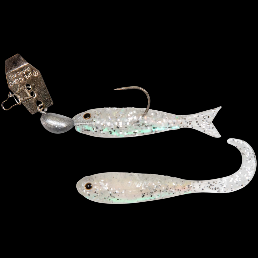 Z-MAN ChatterBait Flashback Mini 3.54g | Silver / Natural