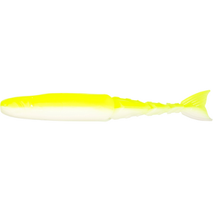 Z-Man ChatterShad Jigi 3.5" 5kpl | Chartreuse/White