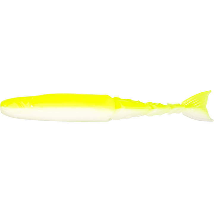 Z-Man ChatterShad Jigi 3.5" 5kpl | Chartreuse/White