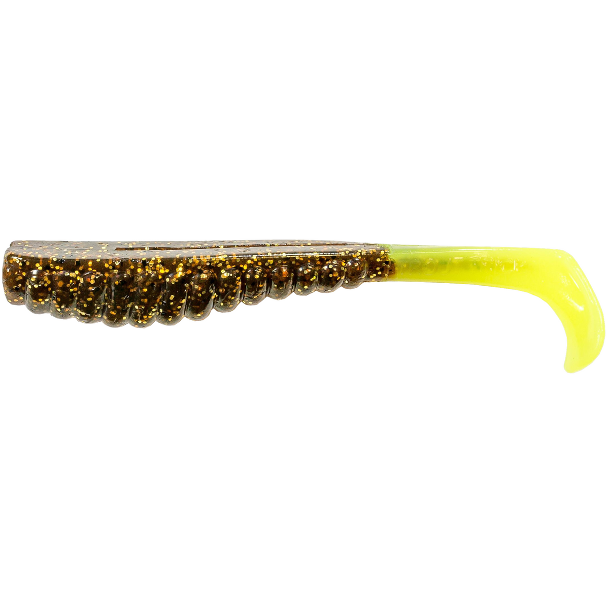 Z-Man Swimmin Trout Trick Jigi 3.5" 6kpl | Rootbeer/Chartreuse Tail