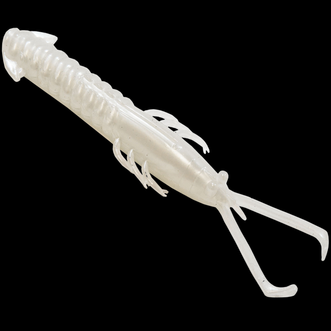 Z-Man Trout Trick Jerk ShrimpZ Jigi 3.5" 5kpl | Pearl