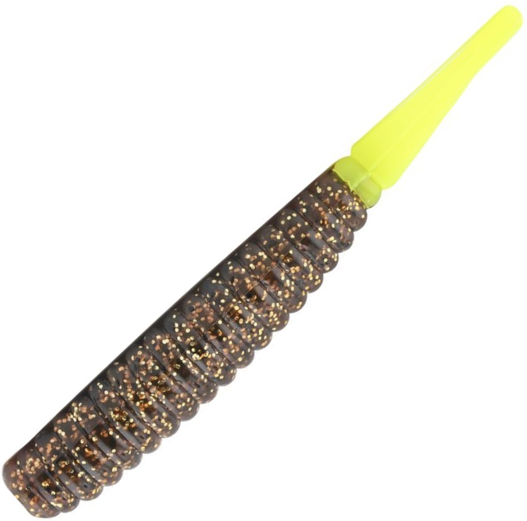Z-Man Trout Trick Thick Trick Jigi 3.75" 6kpl | Rootbeer/Chartreuse Tail