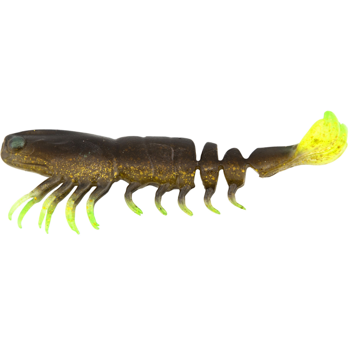Z-Man PrawnstarZ LB Jigi 3.5" 3kpl | Rootbeer Chartreuse