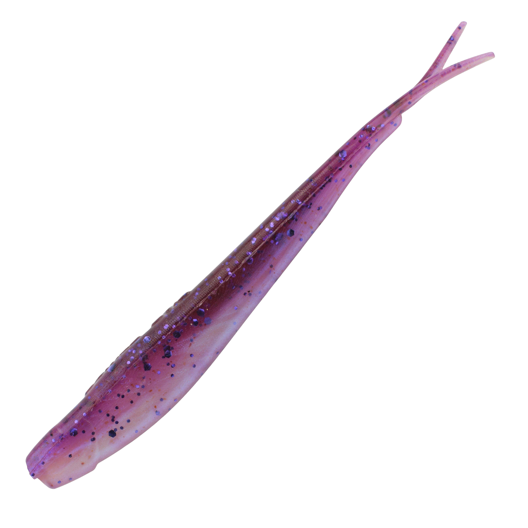Berkley PowerBait Minnow 4" Jigi, väri Purplemag: violetti runko ja tummat pilkut