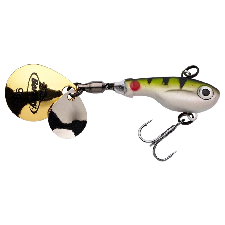 Berkley Pulse Spintail 14g Perch sivulta, pää oikealla
