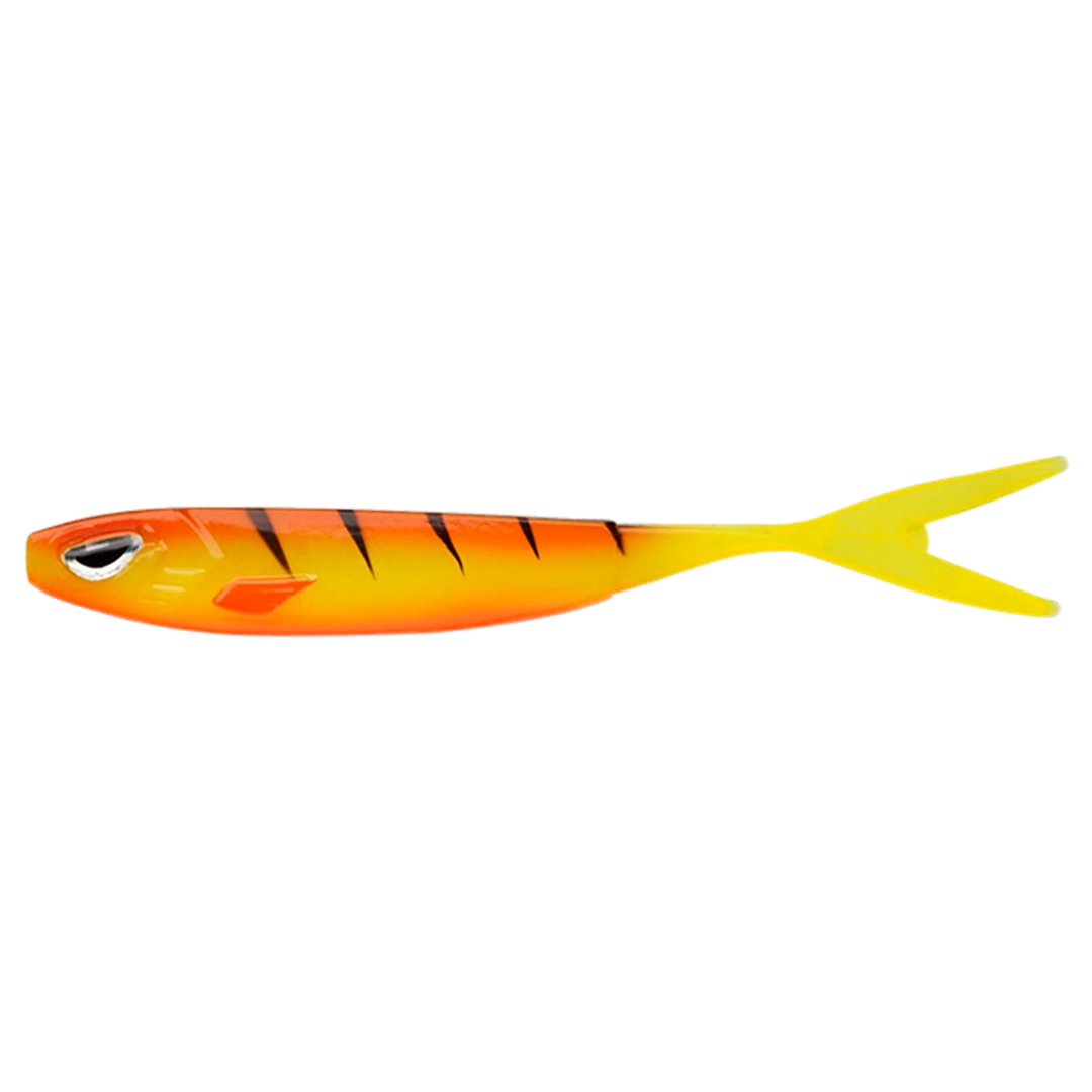 Berkley Sick Vamper Haukijigi 22cm 44g Hot Yellow Perch sivulta, pää vasemmalla