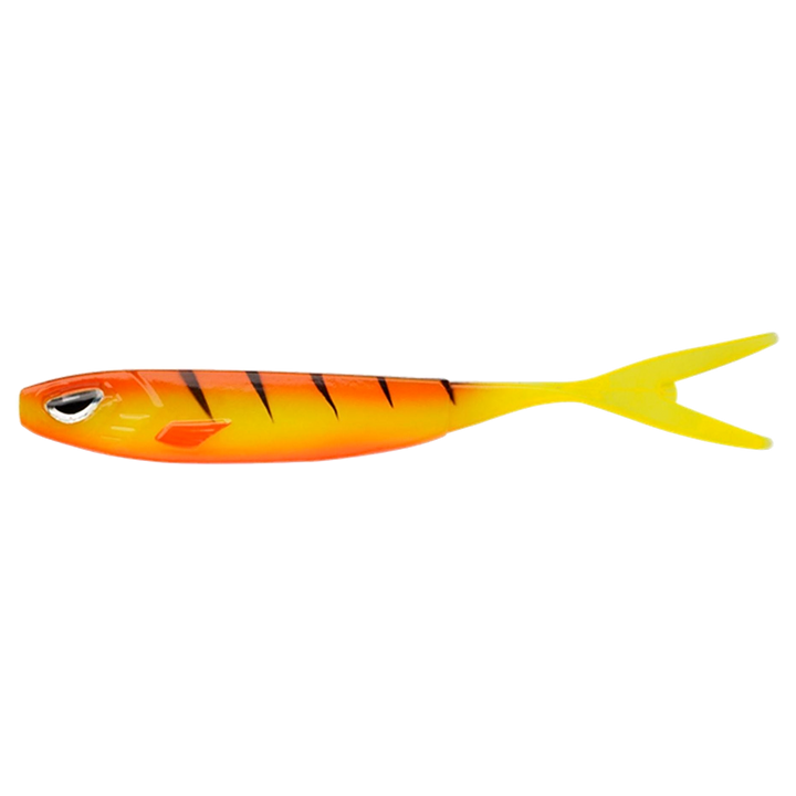 Berkley Sick Vamper Haukijigi 22cm 44g Hot Yellow Perch sivulta, pää vasemmalla